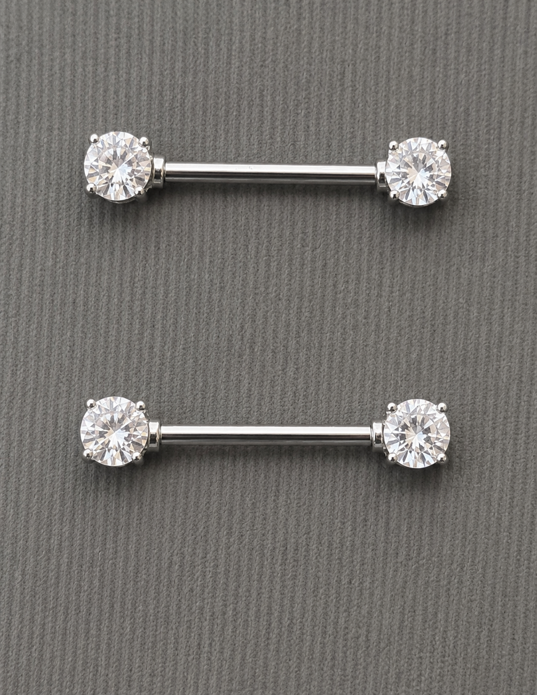 Piercing téton strass