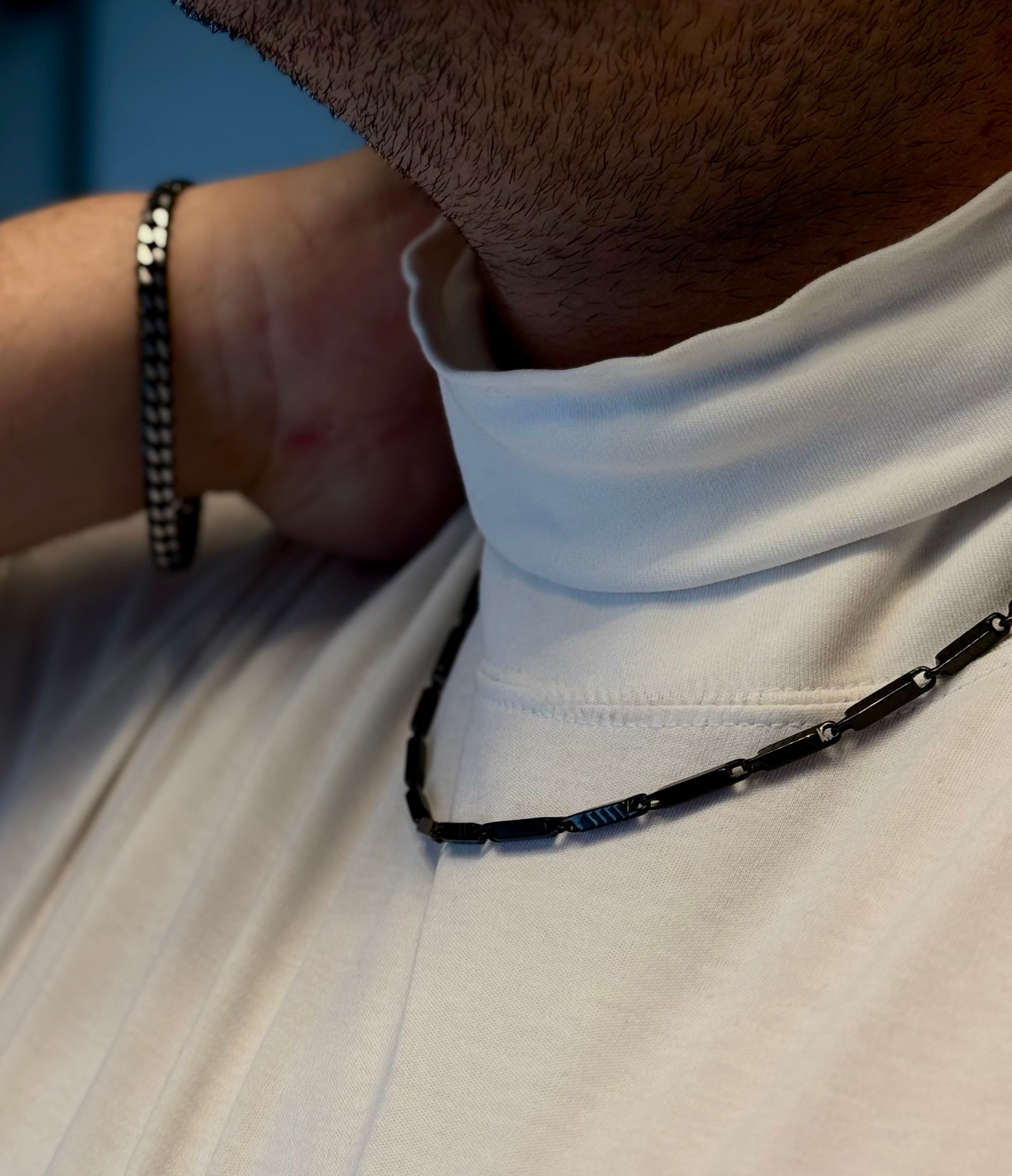 Chaîne maille Richard noir