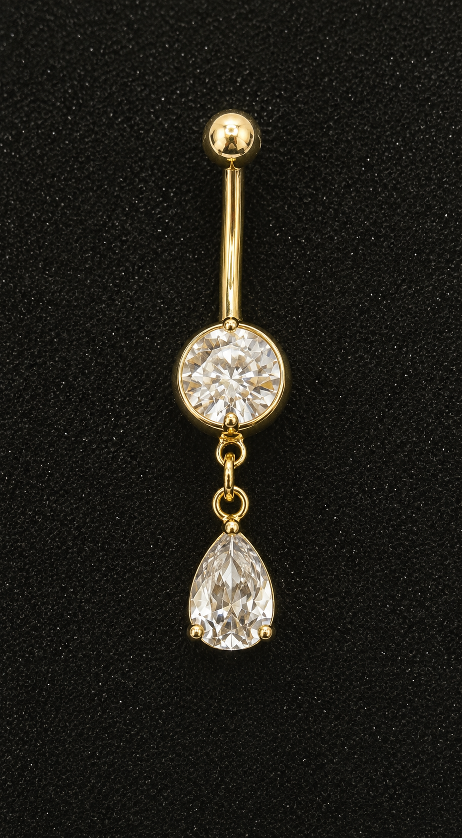 Piercing nombril goûte