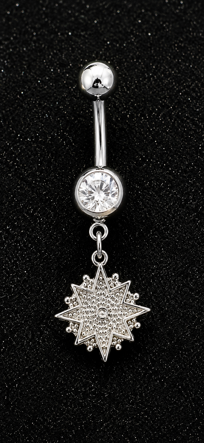 Piercing nombril étoilé
